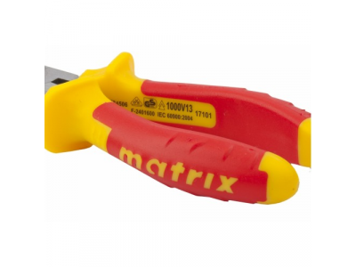Длинногубцы прямые Insulated, 160мм, двухкомпонентные рукоятки//MATRIX PROFESSIONAL