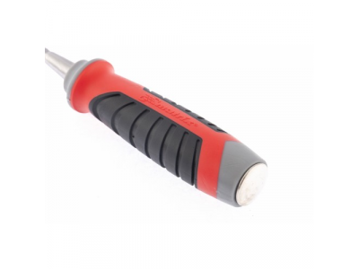 Долото-стамеска 28 мм, 60 CrV, трехкомпонентная обрезиненная рукоятка MATRIX