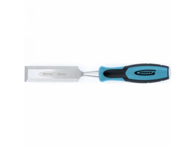 Долото-стамеска PIRANHA, 32 мм, двухкомпонентная эргономичная рукоятка GROSS