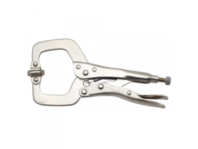 Ручные тиски струбцина С-образные с шарнирными губками 150мм
