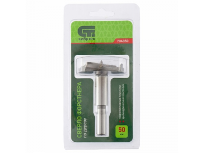 Сверло Форстнера по дереву, 50 мм., цилиндрический хвостовик СИБРТЕХ от СИБРТЕХ Сверло Форстнера по дереву, 50 мм., цилиндрический хвостовик СИБРТЕХ