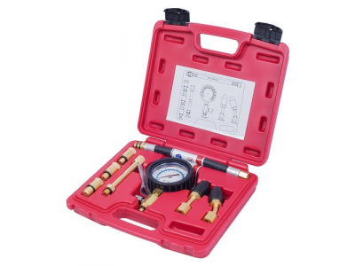 Компрессометр бензиновый, 0-21 атм, кейс, 8 предметов, МАСТАК
