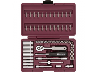 UTS0057 Набор инструмента 1/4"DR, 57 предметов от THORVIK UTS0057 Набор инструмента 1/4"DR, 57 предметов