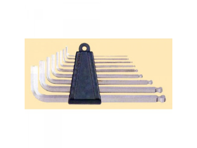 5093LB Набор шестигранников средн.Г-образн. качающ. 9пр. от FORCE 5093LB Набор шестигранников средн.Г-образн. качающ. 9пр.