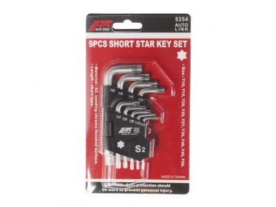 JTC Набор ключей TORX T10-Т50 Г-образных 9 предметов JTC от JTC JTC Набор ключей TORX T10-Т50 Г-образных 9 предметов JTC