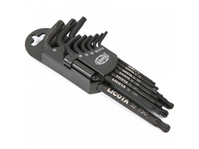 Набор торксов угловых длинных с шаром, 9 предметов, T10-T50