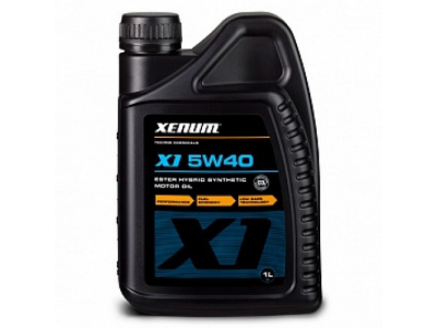 Моторное масло Xenum X1 5W40 с эстерами 1 литр