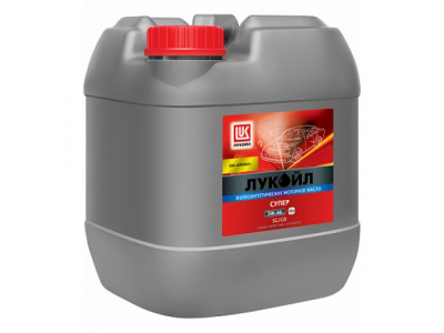 ЛУКОЙЛ СУПЕР полусинтетическое SAE 5W-40, API SG/CD