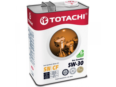 Полусинтетическое моторное масло TOTACHI Eco Gasoline SN/CF 5W-30 4л от TOTACHI Полусинтетическое моторное масло TOTACHI Eco Gasoline SN/CF 5W-30 4л