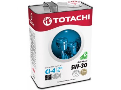 Масло моторное TOTACHI Eco Diesel CI-4/CH-4/SL п\синт 5W30 6л от TOTACHI Масло моторное TOTACHI Eco Diesel CI-4/CH-4/SL п\синт 5W30 6л