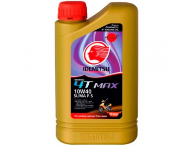 ID 4T MAX 10W40 SL/MA F-S (1л) от IDEMITSU ID 4T MAX 10W40 SL/MA F-S (1л)