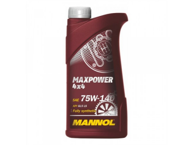 MANNOL Maxpower 4x4 75W-140 1L от MANNOL MANNOL Maxpower 4x4 75W-140 1L