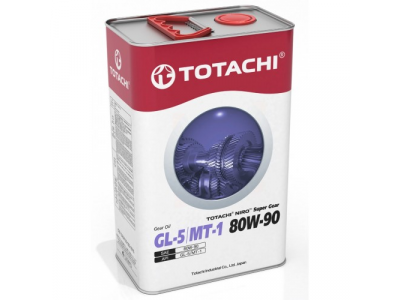 Масло трансмиссионное TOTACHI NIRO Super Gear минерал. GL-5/MT-1 80W-90 3,47 кг/4л от TOTACHI Масло трансмиссионное TOTACHI NIRO Super Gear минерал. GL-5/MT-1 80W-90 3,47 кг/4л
