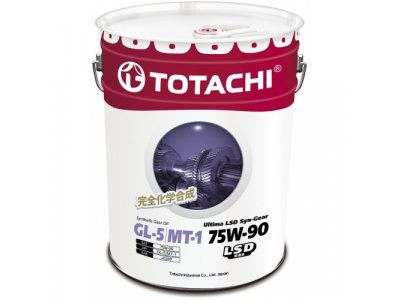 Масло синтетическое трансмиссионное TOTACHI Ultima LSD Syn-Gear 75W-90 GL-5 20л от TOTACHI Масло синтетическое трансмиссионное TOTACHI Ultima LSD Syn-Gear 75W-90 GL-5 20л