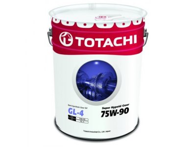 Масло трансмиссионное TOTACHI Super Hypoid Gear Oil GL-4 п\синт 75W90 20л от TOTACHI Масло трансмиссионное TOTACHI Super Hypoid Gear Oil GL-4 п\синт 75W90 20л
