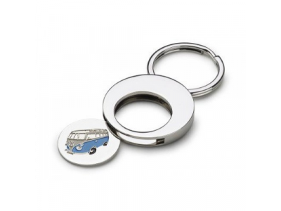 Брелок Volkswagen T1 Bulli Key Pendant Metal, артикул 231087010BJKA от VAG Брелок Volkswagen T1 Bulli Key Pendant Metal, артикул 231087010BJKA