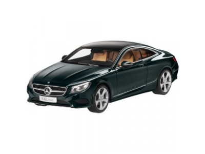 Модель автомобиля Mercedes S-Klasse, Coup? 1/18, emerald green, артикул B66961244