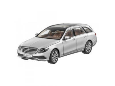 Модель Mercedes-Benz E-Class, Estate, Exclusive, Iridium Silver, 1:18 Scale от Mercedes Модель Mercedes-Benz E-Class, Estate, Exclusive, Iridium Silver, 1:18 Scale