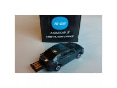 Флешка в форме Mazda 3 USB Flash Drive, 16Gb, артикул 830077727 от Mazda Флешка в форме Mazda 3 USB Flash Drive, 16Gb, артикул 830077727