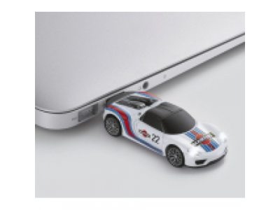 Флешка (USB-накопитель) Porsche USB stick 918 Spyder, артикул WAP0407130E от VAG Флешка (USB-накопитель) Porsche USB stick 918 Spyder, артикул WAP0407130E