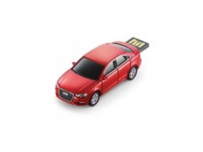 Флешка Audi USB flash drive, 4 GB, A3 Limo, red от VAG Флешка Audi USB flash drive, 4 GB, A3 Limo, red