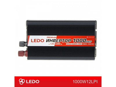 Инвертор 12V-220V 1000W LEDO PREMIUM от LEDO Инвертор 12V-220V 1000W LEDO PREMIUM