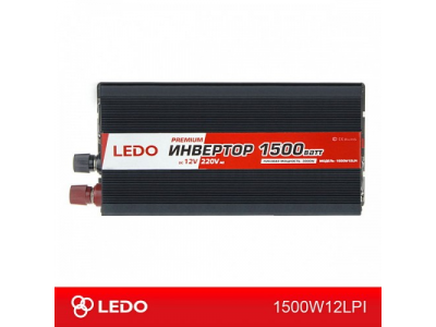 Инвертор 12V-220V 1500W LEDO PREMIUM от LEDO Инвертор 12V-220V 1500W LEDO PREMIUM