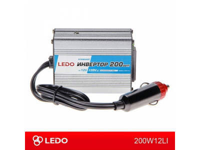 Инвертор 12V-220V 200W LEDO Standart от LEDO Инвертор 12V-220V 200W LEDO Standart