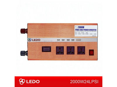 Инвертор 24V-220V 2000W LEDO чистый синус от LEDO Инвертор 24V-220V 2000W LEDO чистый синус