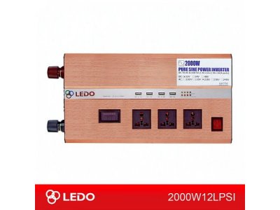 Инвертор 12V-220V 2000W LEDO чистый синус от LEDO Инвертор 12V-220V 2000W LEDO чистый синус
