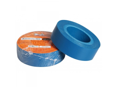 Изолента ПВХ, синяя, 19 мм, 10 м AIRLINE от Airline Изолента ПВХ, синяя, 19 мм, 10 м AIRLINE