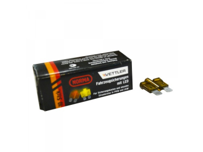 Предохранитель плоский 10А с индикатором VETTLER