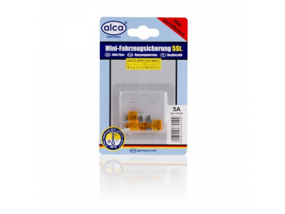 Предохранители флажковые мини 5А, (5 шт.) от ALCA Предохранители флажковые мини 5А, (5 шт.)