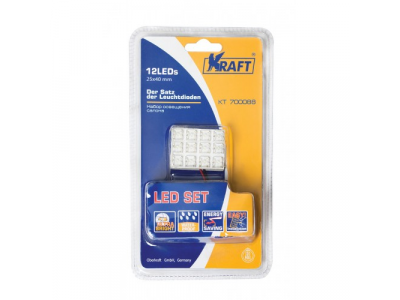 Набор освещения салона 12LEDs 25x40 mm