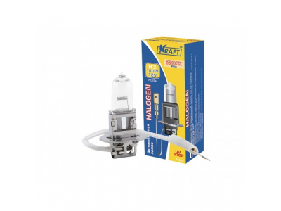 Автолампа H3 12v 100w (PK22s) от KRAFT Автолампа H3 12v 100w (PK22s)