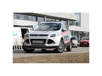 Защита переднего бампера труба d42 Premium низкая,Ford Kuga 2013-, FKUG.48.1721 от SOUZ96 Защита переднего бампера труба d42 Premium низкая,Ford Kuga 2013-, FKUG.48.1721