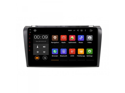 Штатная магнитола Roximo 4G RX-2413 для Mazda Mazda 3, 2004-2009