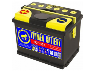 Аккумулятор 6ст - 55 (Тюмень) L - пп от ТЮМЕНСКИЙ АККУМУЛЯТОРНЫЙ ЗАВОД Аккумулятор 6ст - 55 (Тюмень) L - пп